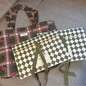 Sezane quilted tote and gift bags NEW